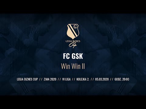 Skrót spotkania FC GSK - Win Win II ( Legia Biznes Cup Zima 2020 )