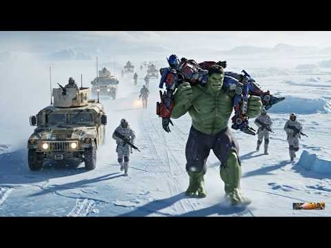 Hulk Rescues Optimus Prime from Arctic Ambush!