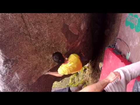 Ramon Julian Puigblanque at Melloblocco 2013 7c+