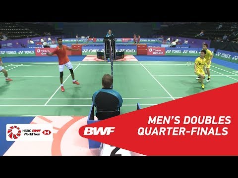 MD | GIDEON/SUKAMULJO (INA) [1] vs ATTRI/SUMEETH (IND) | BWF 2018