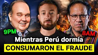 🚨 FRAUDE EN PERÚ: El comunista Sánchez en segundo lugar | Agustín Laje