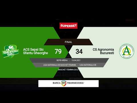 LNBF 2020-2021: Sepsi SIC Sf. Gheorghe - Agronomia București (PLAY-OFF 1, GAME 2)