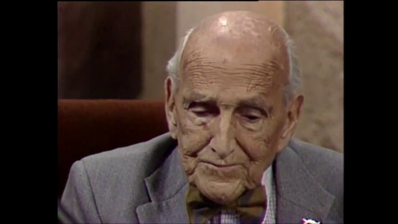 93 Year Old Irish Soldier describes World War One, 1988