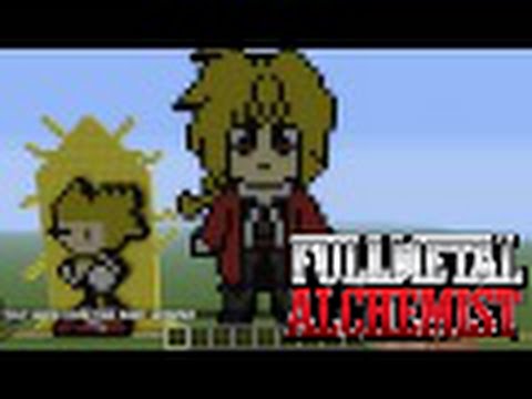 MineCraft: Fullmetal Alchemist Pixel Art