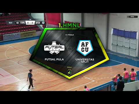 FUTSAL PULA vs UNIVERSITAS 6:2 (prva utakmica, četvrtfinale, 1. HMNL 21/22)
