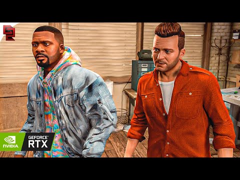 GTA V: 'Architect's Plans' Mission in 8K! Maxed-Out Gameplay Ultra Ray Tracing Graphics MOD