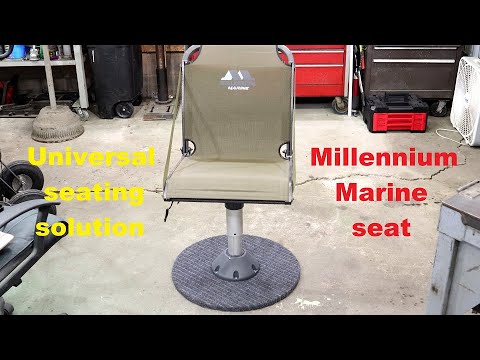 Millennium Marine Boat pedestal base and seat mount Solution The Universal seat I call it
