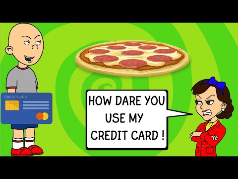 (Remake) Classic Caillou Uses His Mom's Credit Card to Order Pizzas / Grounded