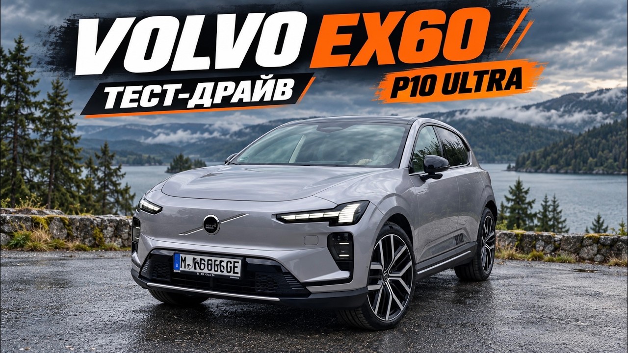 Volvo EX60 P10 Ultra 510 л.с - Реально стоящий конкурент для BMW iX3
