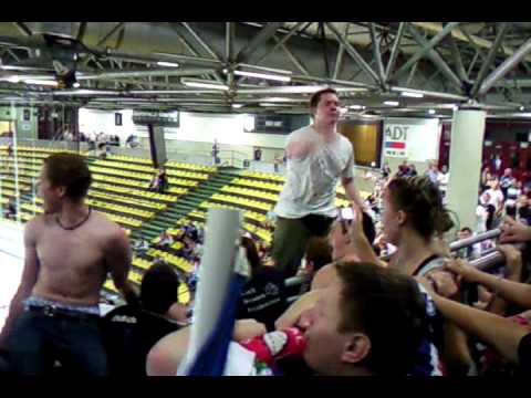 Kassel Huskies 3:2 Frankfurt Lions, Siegesfeier 30.09.2011