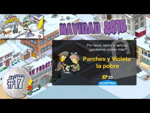 Los Simpson Springfield "Navidad'15: Cap. 17 - Parches y Violeta la pobre" por Tony