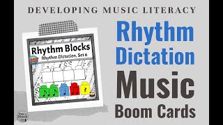 Rhythmic Dictation, Set 6 | Online Activities for the Elementary Music Classroom & Distance Learning