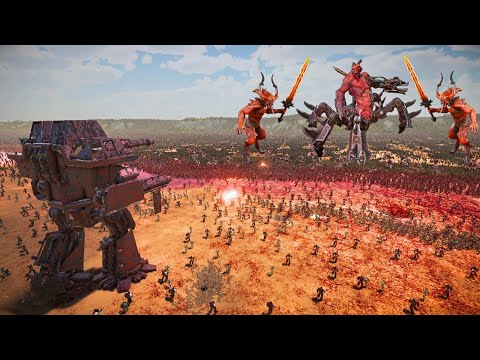 SPACE MARINE vs 5,000,000 KHORNE - Ultimate Epic Battle Simulator 2