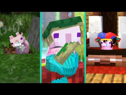 🍌Parotter's Memorys🍌 - Epic Axolotl Minecraft ANIME😂