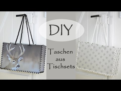 DIY Tasche aus Tischsets - Stylisch und abwaschbar