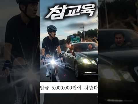 벌금 500만원 구형 벤츠 운전자 참교육 #참교육