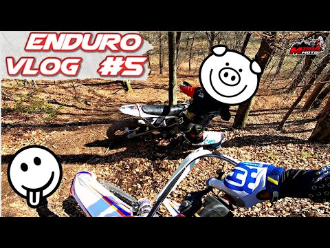 Enduro VLOG #5 Testam noile trasee tehnice de blana !
