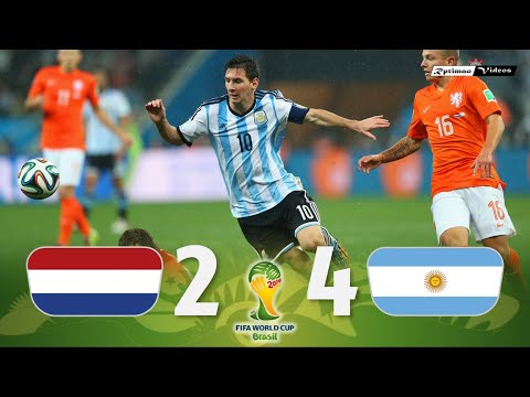 Netherlands 0 (2) x (4) 0 Argentina ● 2014 World Cup Semifinal Extended Goals & Highlights HD