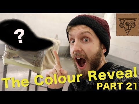 Honda CB125 Cafe Racer Build  - Part 21 - REVEALING THE COLOUR!