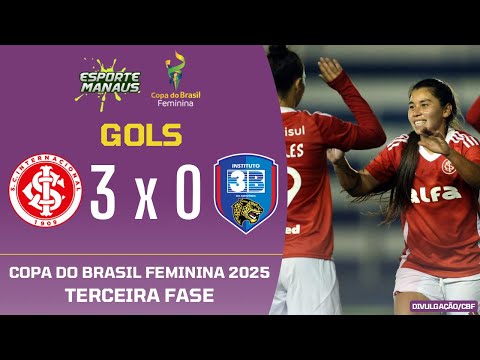 Gols e lances de Internacional x Instituto 3B