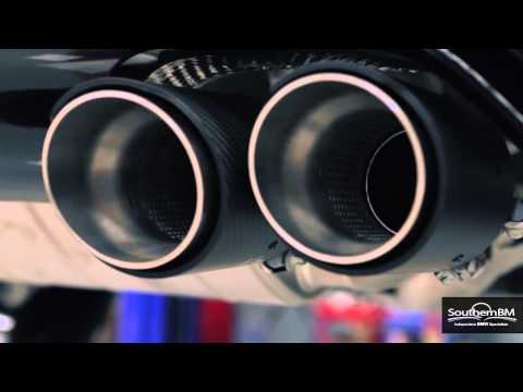BMW M4 F82 Akrapovic Evolution performance exhaust install HD