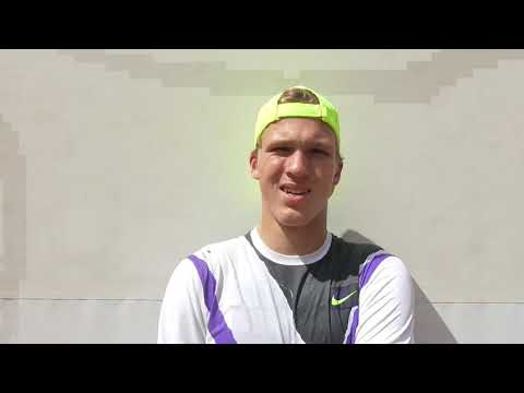 Daniel Siniakov po prohře ve 2. kole kvalifikace Svijany Open 2020