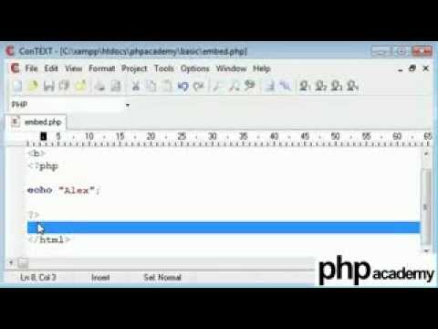 Php Basics Embedding Php Inside Html