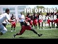RB vs LB 1 on 1's | 2014 The Opening 
