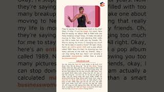 Daily shadowing day 1#english #reading #shadowing #estudyme #taylorswift