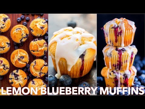 Easy Lemon Blueberry Muffins Recipe