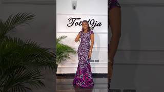 Latest Ankara Gown Dress For Slim girls Traditional Ankara wedding dress #ankaradress #ankaradesign