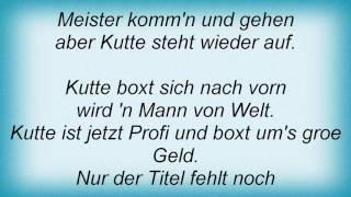 Achim Reichel - Boxer Kutte Lyrics