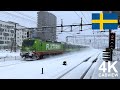 ️ TRAVEL BY TRAIN IN SWEDEN 24 7 With Chat