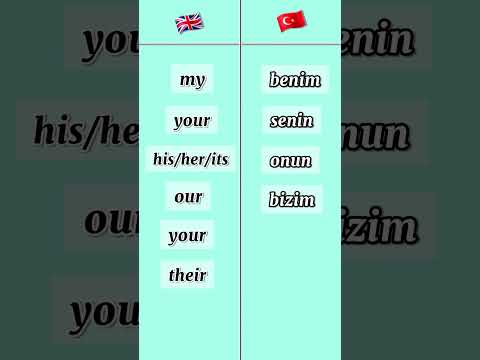 Learn Turkish 🇹🇷
