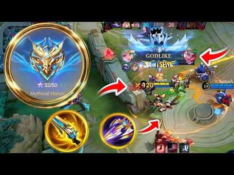 🔥 Layla Insane Damage Build | Mythic Rank Full Gameplay | One shot delete | MLBB