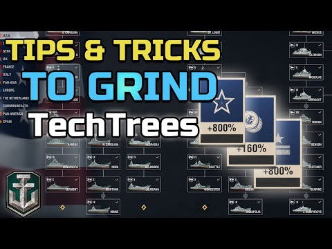 Best Ways to Grind up TechTrees in World of Warhips
