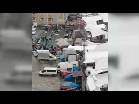 Korku dolu anlar cep telefonu kamerasına yansıdı...