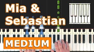 La La Land - Mia & Sebastian's Theme - Piano Tutorial Easy  - How To Play (Synthesia)