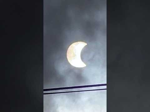 Eclipse solar em Londrina, norte do Paraná #Shorts