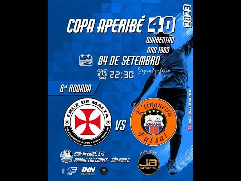 Cruz de Malta vs Ktingueira/Kikana - 6ª rodada da Copa Aperibé 40+ JB Sports