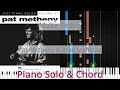 🎹Make Peace, Solo & Chord, Pat Metheny & Brad Mehldau, Synthesia Piano