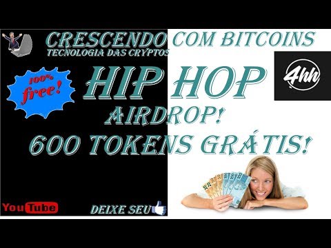 AIRDROP "4 HIP HOP" DANDO 600 TOKENS (60USD) GRÁTIS!!!