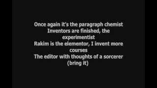 Rakim - Bring It On (Unreleased) (2013) [Lyric Video]