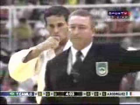 Tiago Camilo BRA vs Anton Rodriguez FRA - Mundial Judô 2007