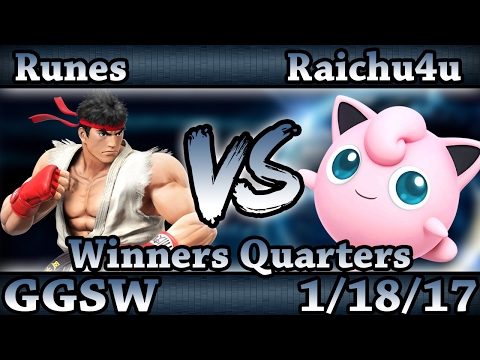 GGSW 16 - Runes (Ryu) Vs. Raichu4u (JigglyPuff) Smash Wii U Winners Quarters - Smash 4