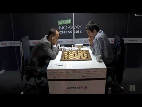 ♚ GM Veselin Topalov vs GM Vladimir Kramnik Norway Chess 2014