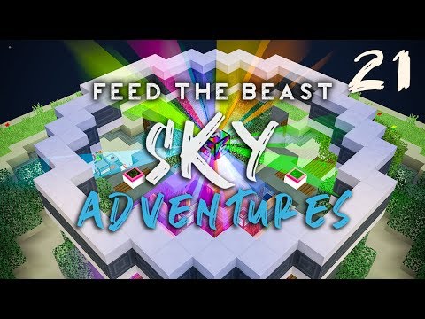 FTB Sky Adventures Ep. 21 Rainbow Generator Automation