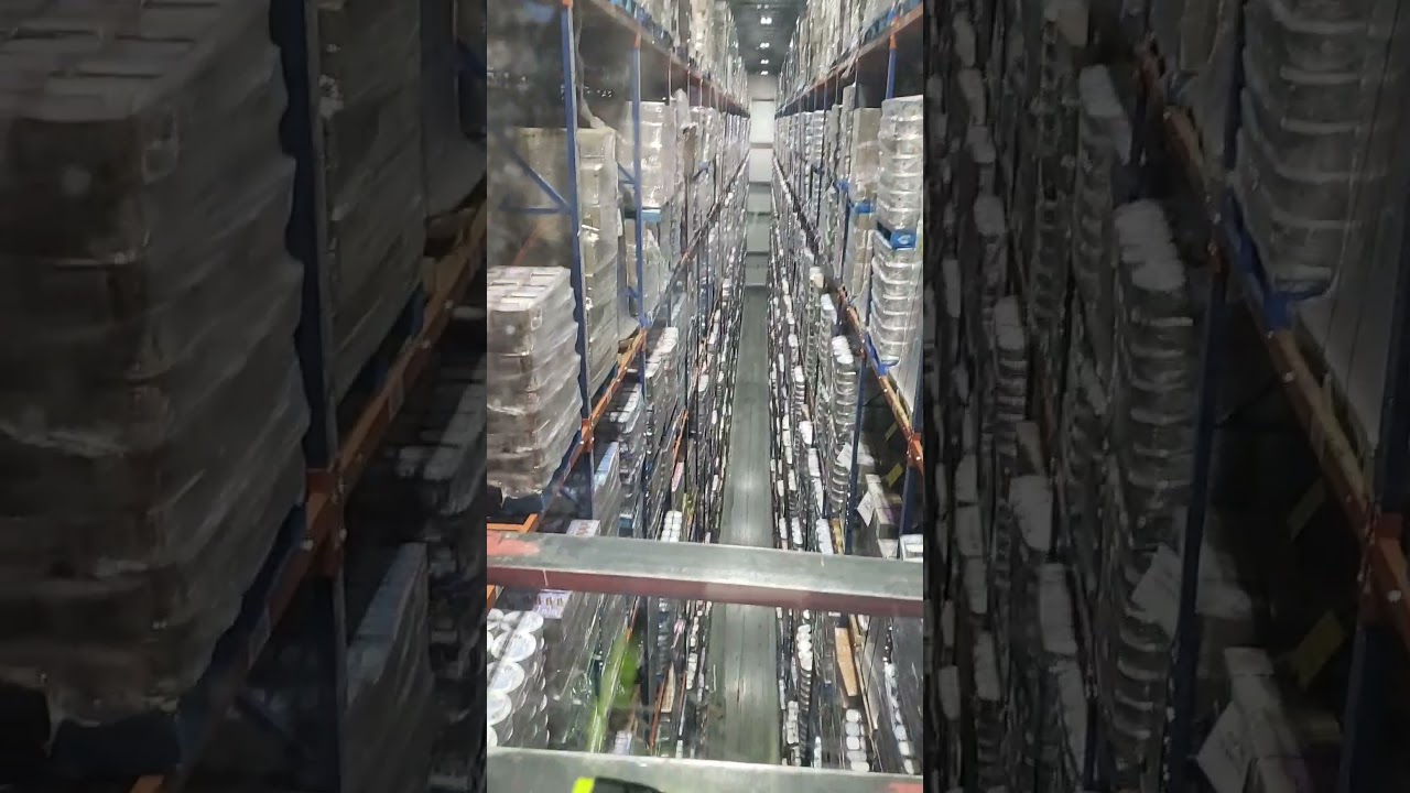 Raymond forklift cold storage facility