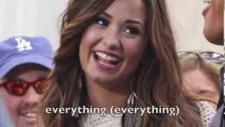 Yes I Am - Demi Lovato  [Lyric Video]
