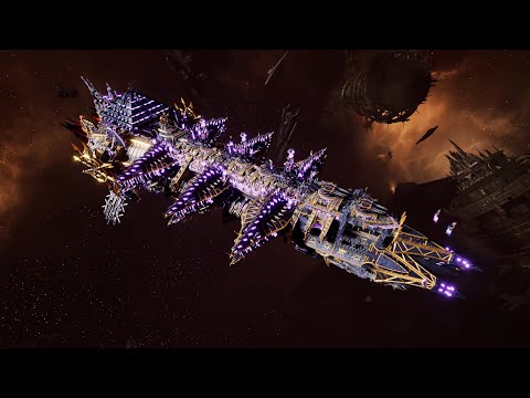 Skalgrim Mod 2021: Photep in action! Thousand Sons vs Imperial Navy - Battlefleet Gothic Armada 2